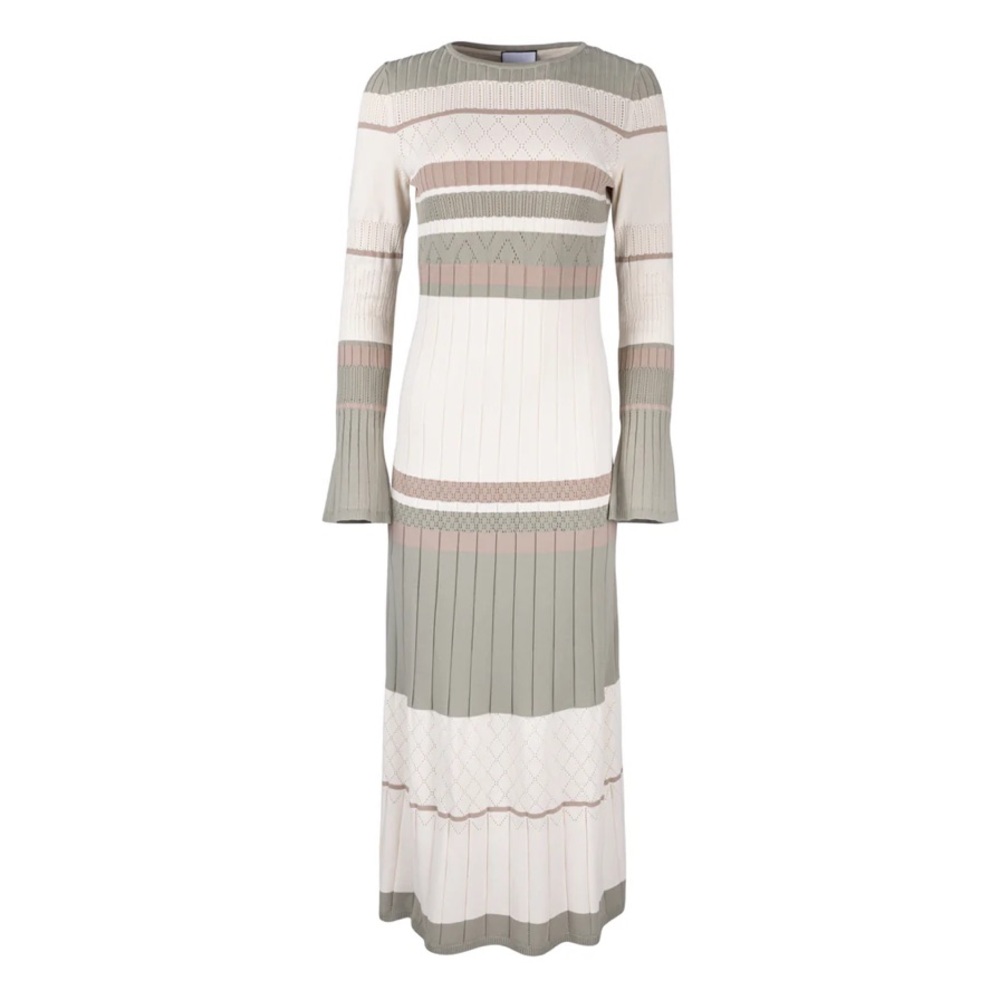 ELLIE MAKIR NEW YORK Chromatic Knit Dress - Desert